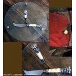 Ancien plateau a fromage avec son couteau Limoges