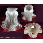 Ancienne Tulipe luminaire_verre_applique_abat jour Ref 130817