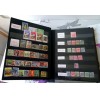 Gros catalogue de timbres 26 pages =52 recto verso remplis de timbres