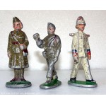 Lot de 3 officiers quiralu infirmiere porte drapeaux et garde Monegasque