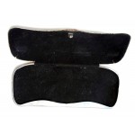 Bel etui a lunette en aluminium interieur feutre des annees 1970/80