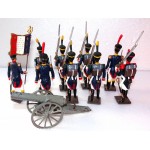 Magnifique lot de 9 soldats en plomb peint marque CBG MIGNOT