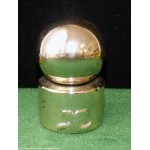 Flacon de parfum * Empreinte  * COURREGES Paris * factice Flacon dor� * 7,5 cm