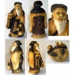 Splendide et authentique Netsuke ivoire finement sculpte
