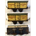 Tres ancien wagon BING ou MARKLIN debut de siecle 1900 refrigerator ventilated 4125