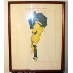tres ancienne gravure polychrome Raphael KIRCHNER