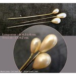 Epingle a chapeau  larme -  ou Voilette - voile - hatpins -  