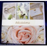 Carte postale a th�me - Mariage - F�licitations + enveloppe sous blister