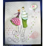 Carte postale a th�me - Atelier  de Noemi - MY LOVE