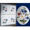 Napperon - en Lin - brod� main - 42X53cm