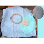 Kit a broder avec Cercle - Cadre - cerceau bambou