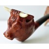 Jolie pipe t�te De taureau, vache, bovin, finement sculpt�e