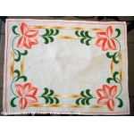 0 Ancien napperon - Coton - 48 X 35 cm - Ref:150510 -