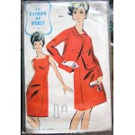Patron de couture - PATRON de PARIS - Robe annee 1950 - Taille 44 N� 2615