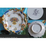 Ancienne Assiette barbotine