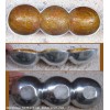 Plat Boule a compartiments en fonte d'aluminium couleur Kamel