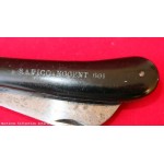 Ancien Couteau double serpette grav� SAFICO NOGENT