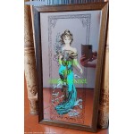 ancien miroir des ann�es 1980 - Belle d�coration