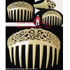 Ancien grand peigne En Galalithe Signe Auguste BONAZ ** Art Deco