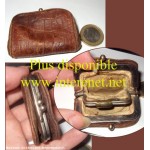 Ancien porte monnaie enfant ou bourse, range chapelet.